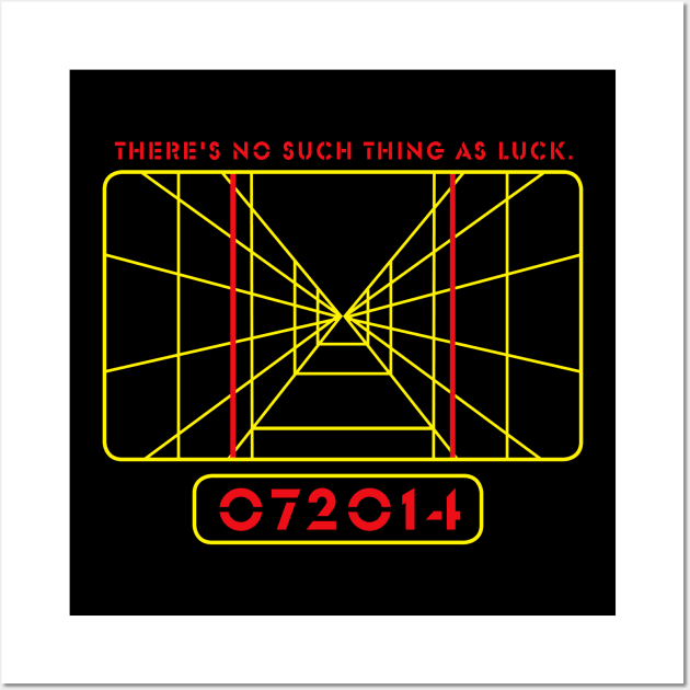 There's No Such Thing as Luck Wall Art by UnlovelyFrankenstein